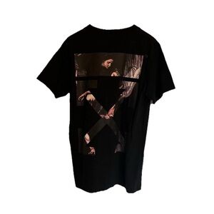 Off White Virgil Abloh Renaissance Arrow Logo Tee 2013 Women’s M EUC Black